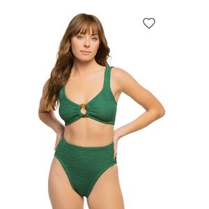 HUNZA G Nadine Two Piece Bikini Set